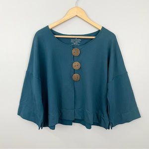 Neon Buddha Big Button Top